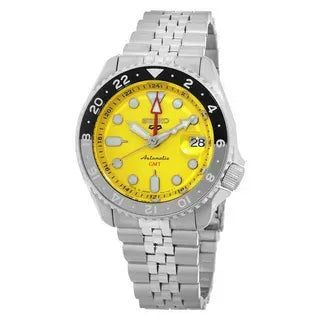 Seiko 5 GMT automatic 42.5mm SSK0017 Yellow Dial